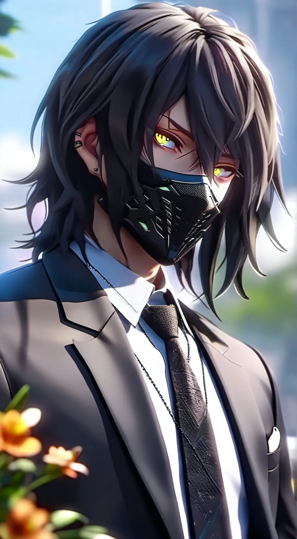ai character: •~°Taka°~• background