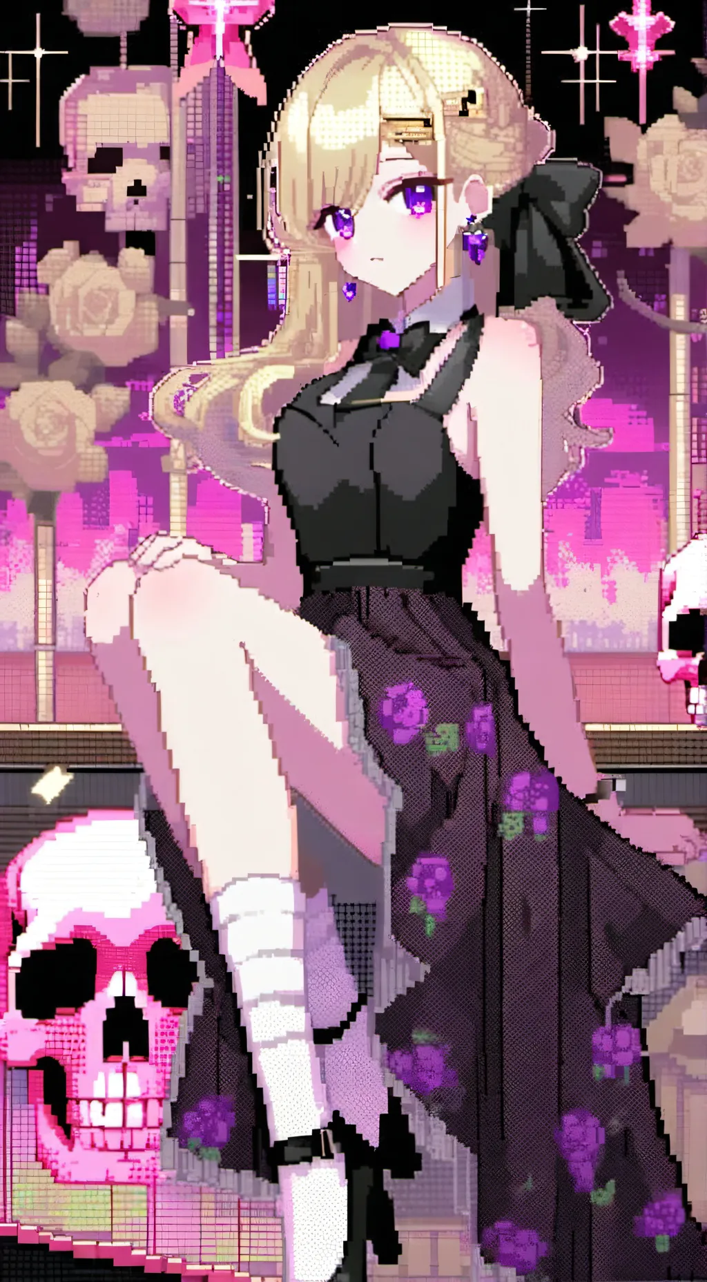 ai character: Horror Dimension background
