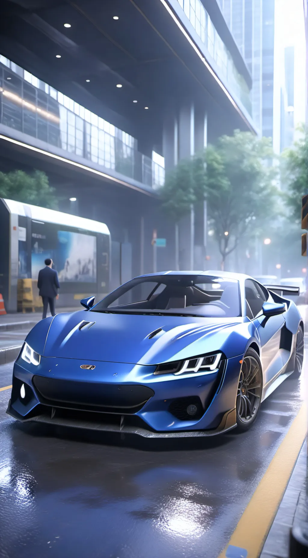 ai character: Sprunki road trip background