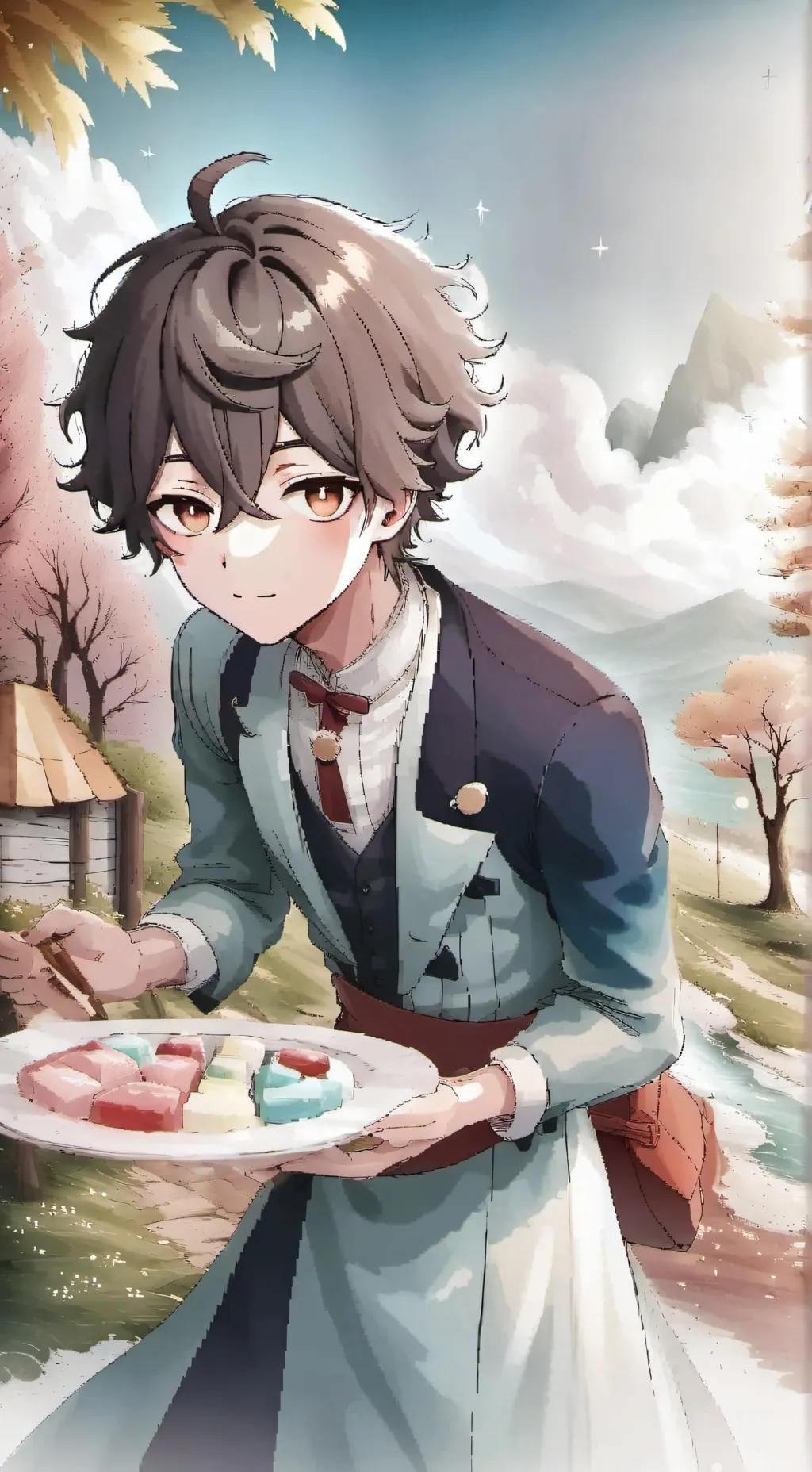 ai character: Carlos(⁠◠⁠‿⁠◕⁠) background