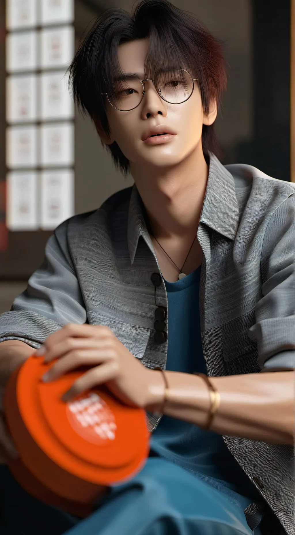 ai character: Hyunjin😘 background
