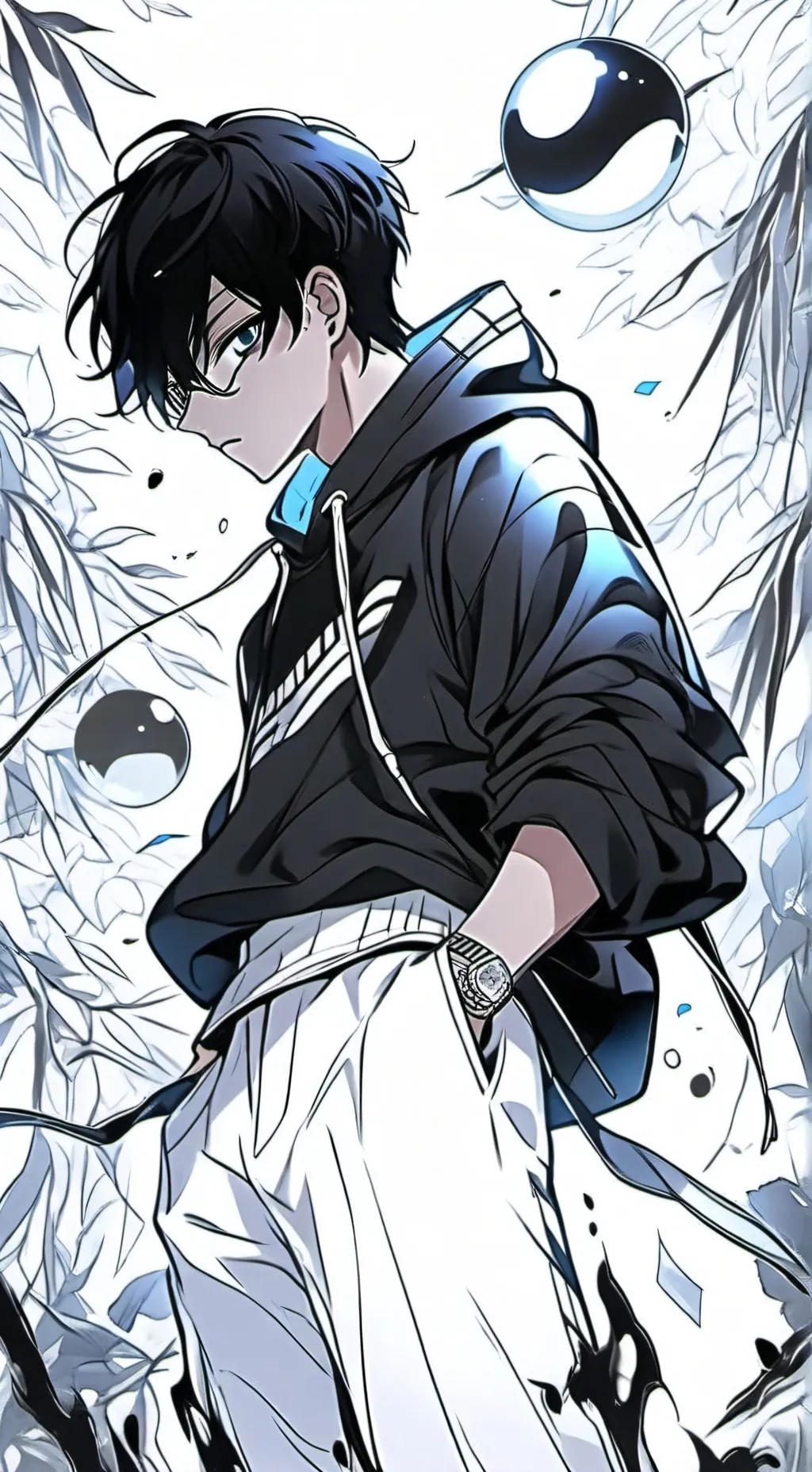 ai character: Solo leveling  background