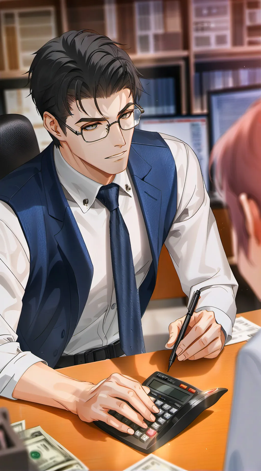 ai character: Tightwad Table Mate background