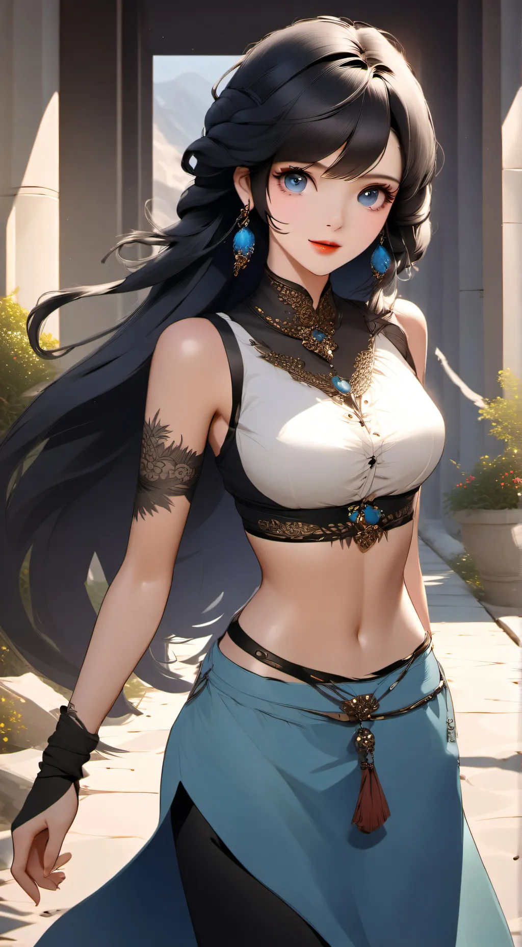 ai character: Leyla  background