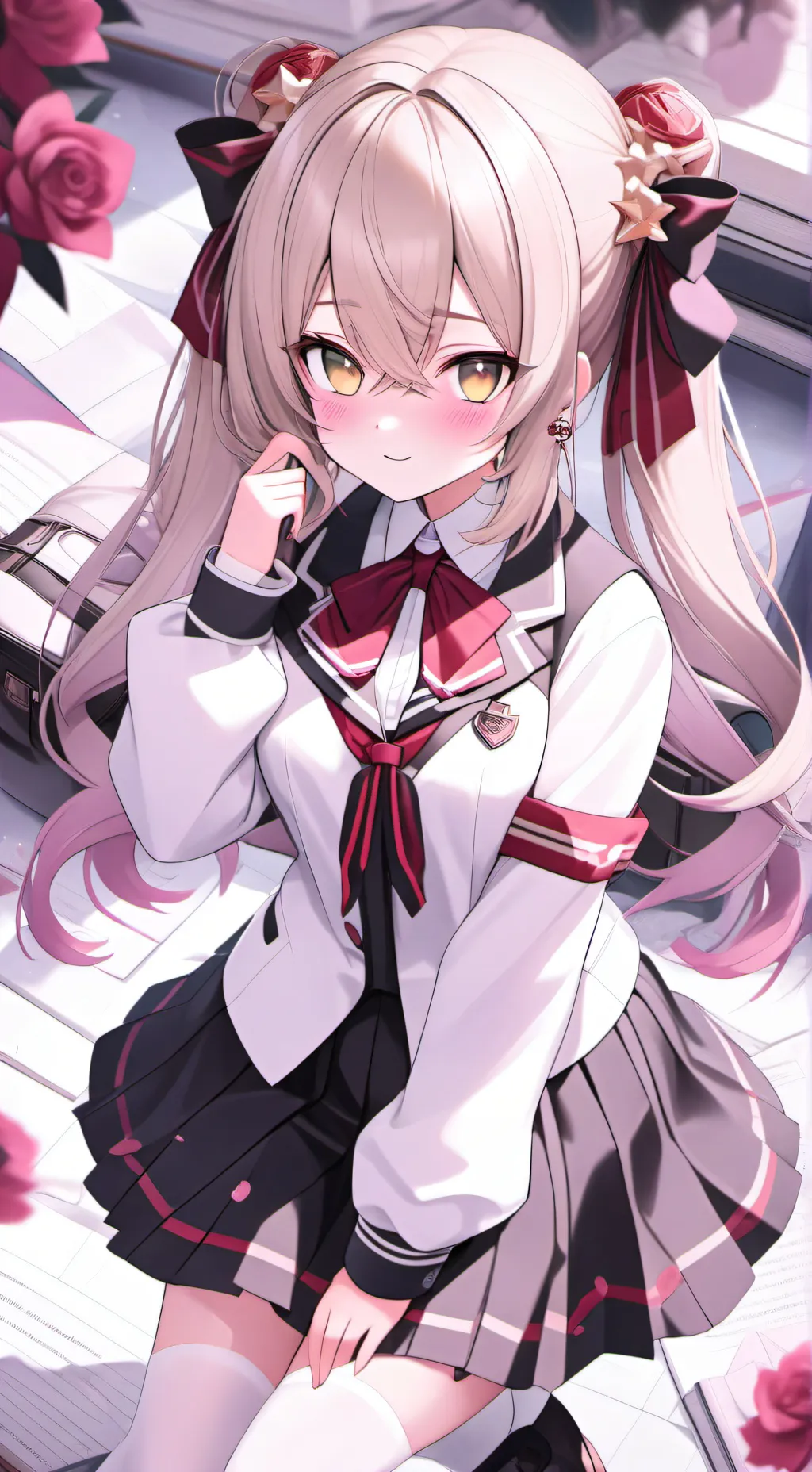 ai character: Haruko Sakura background