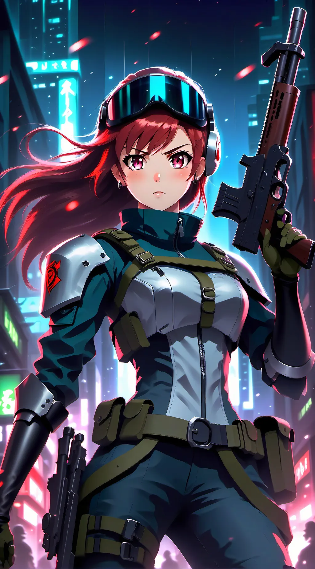 ai character: Red Huntress background