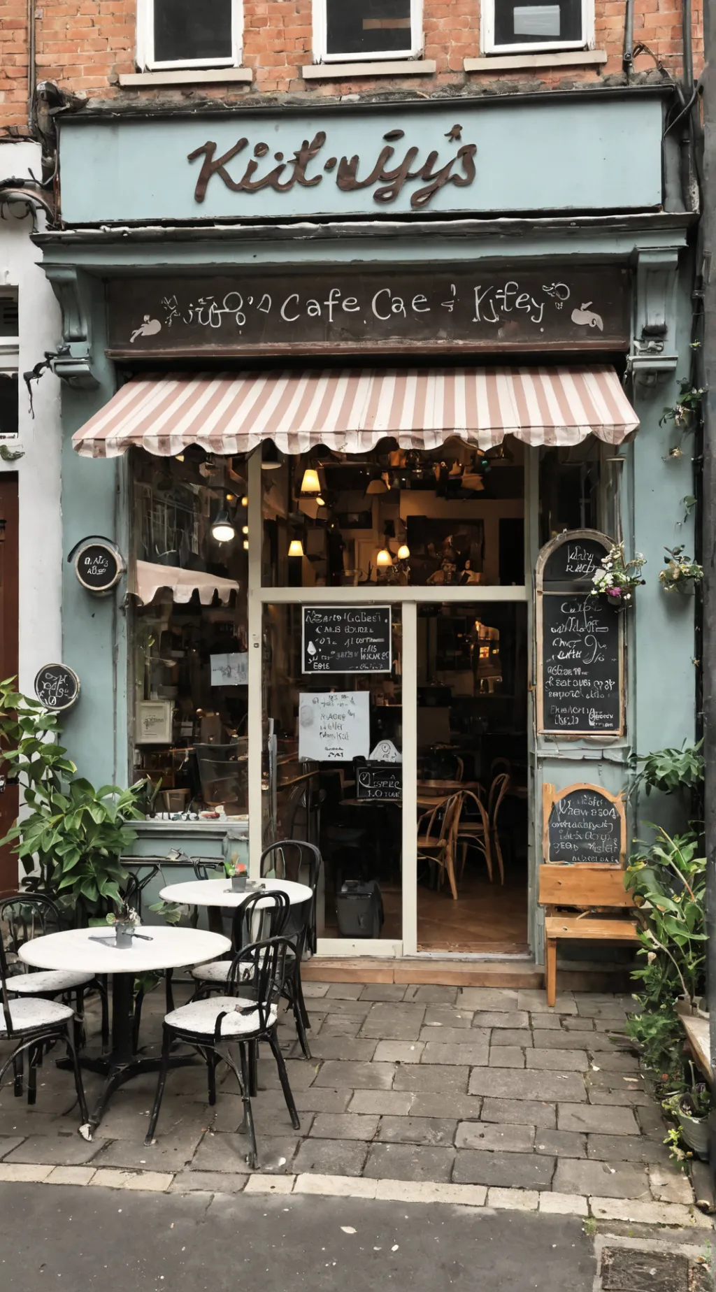 ai character: HK Cafe! background
