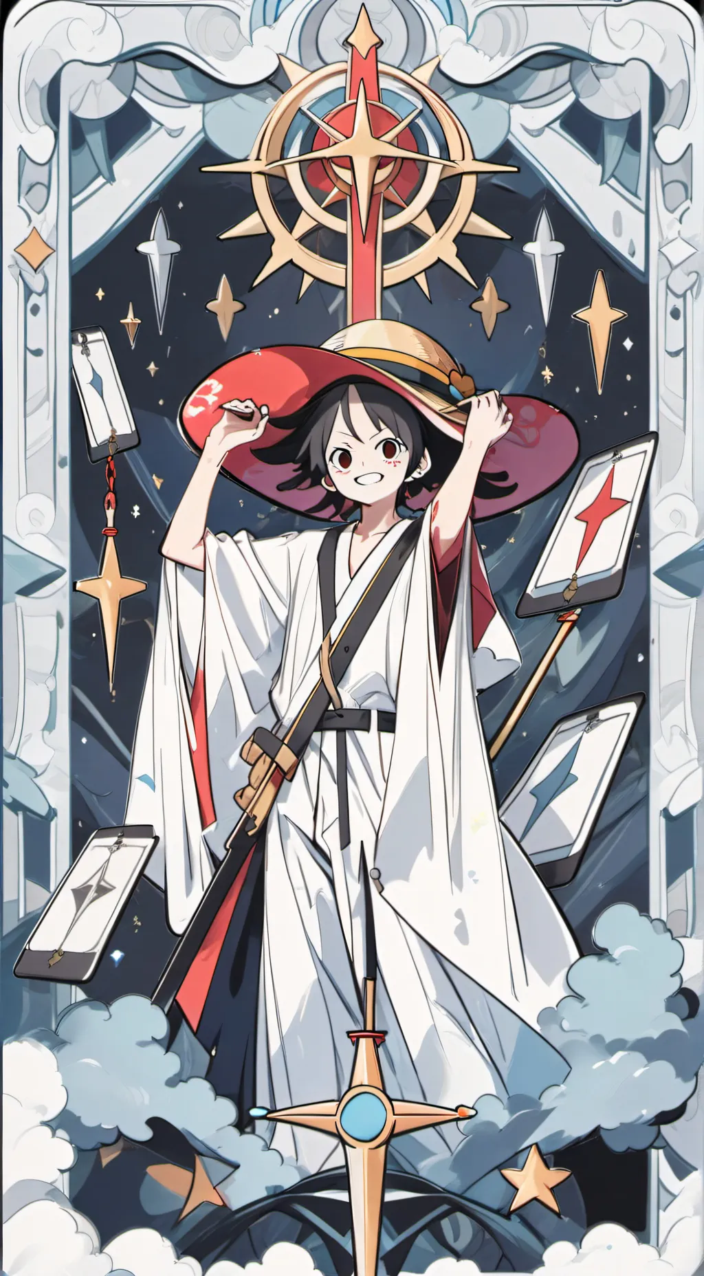 ai character: One piece background