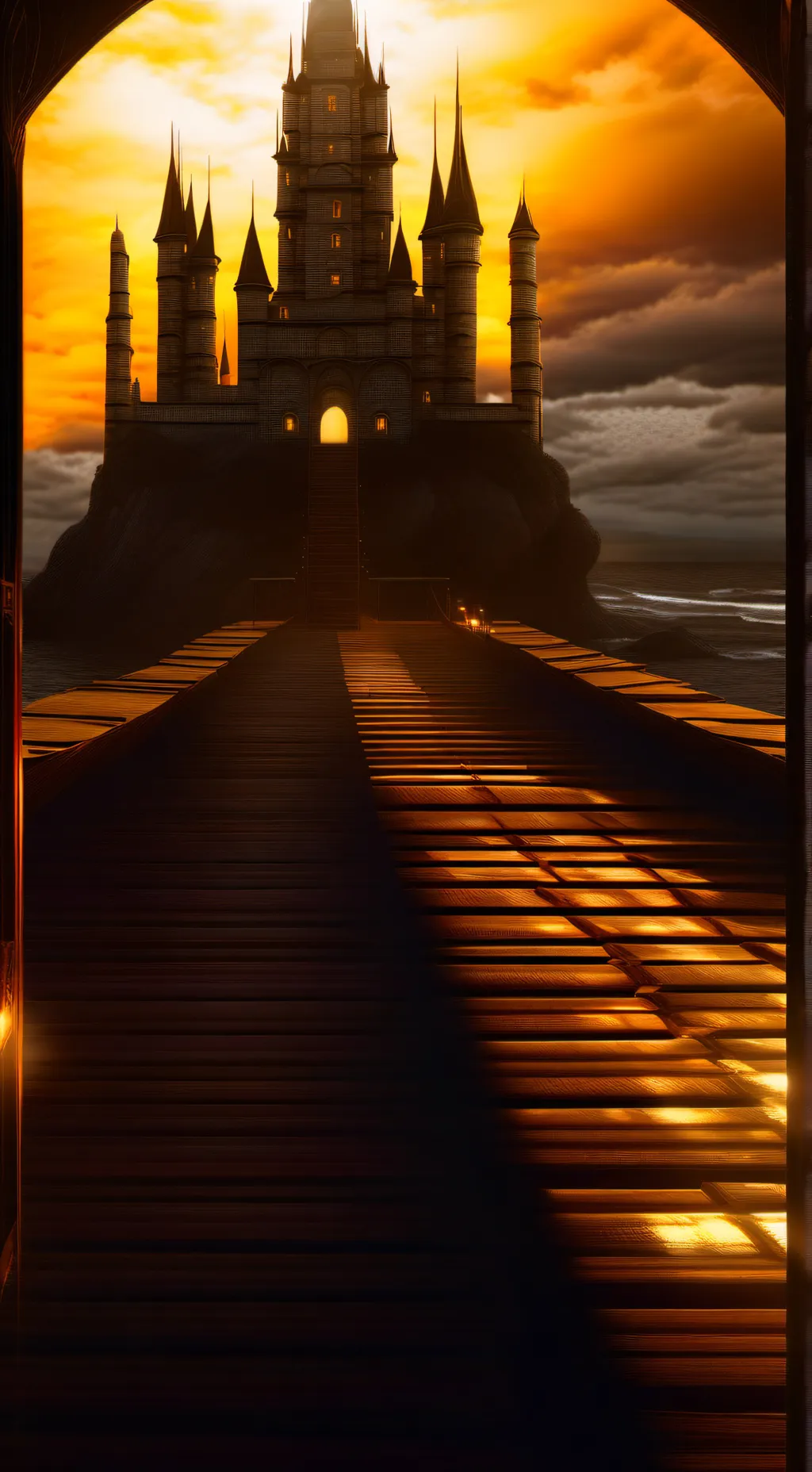 ai character: ♾️ castle arc background