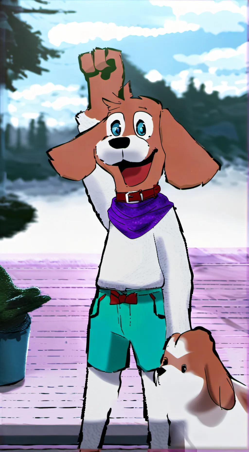 ai character: snooky background