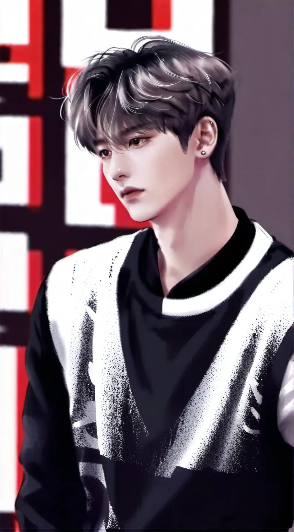 ai character: Minho (Lee Know). background