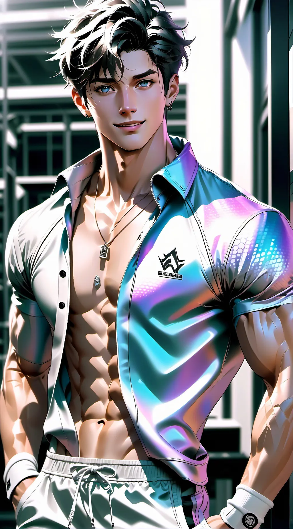 ai character: Chris  background