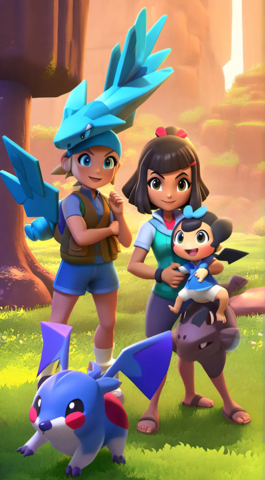 ai character: Dorami  background