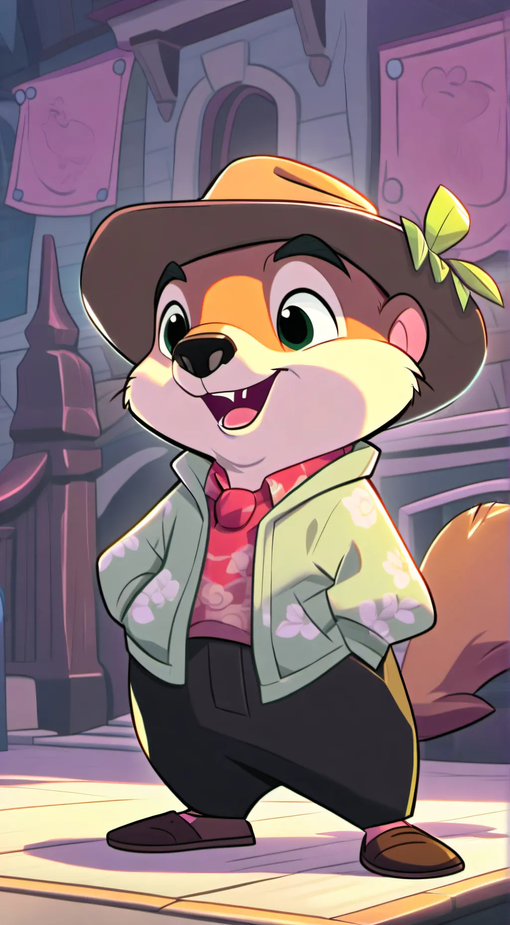 ai character: Bucky background