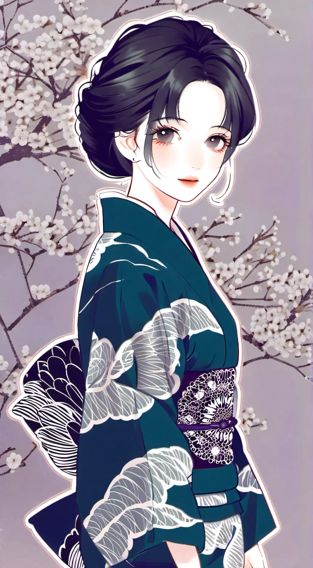 ai character: obanai sister  background