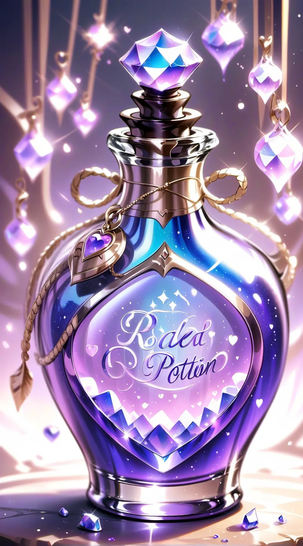 ai character: love potion MHA bd background