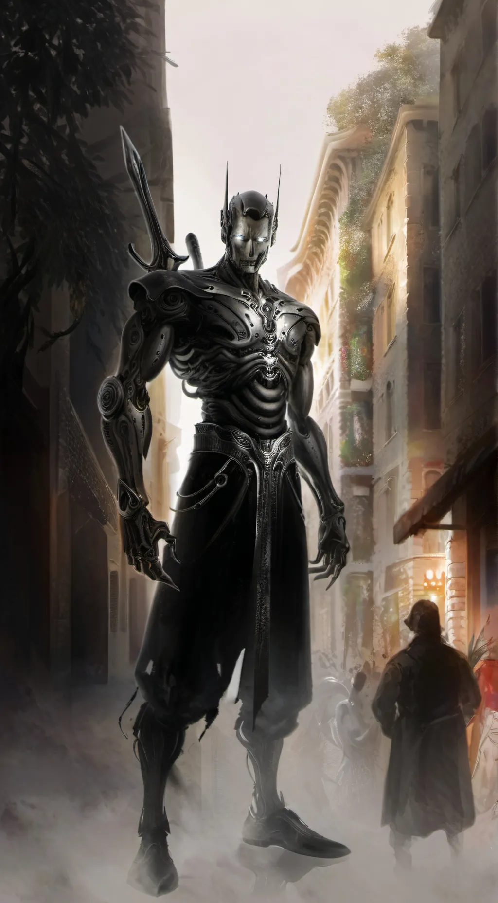 ai character: murder drones background