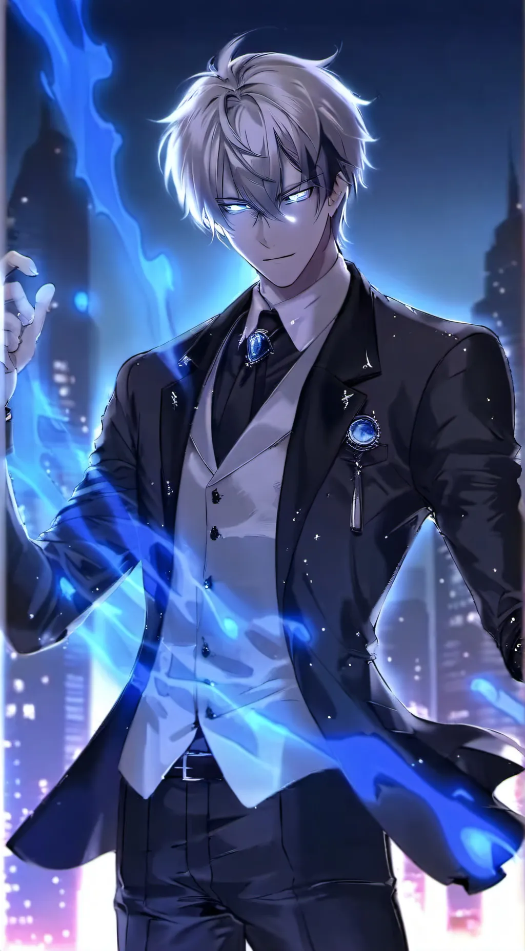 ai character: Leo background