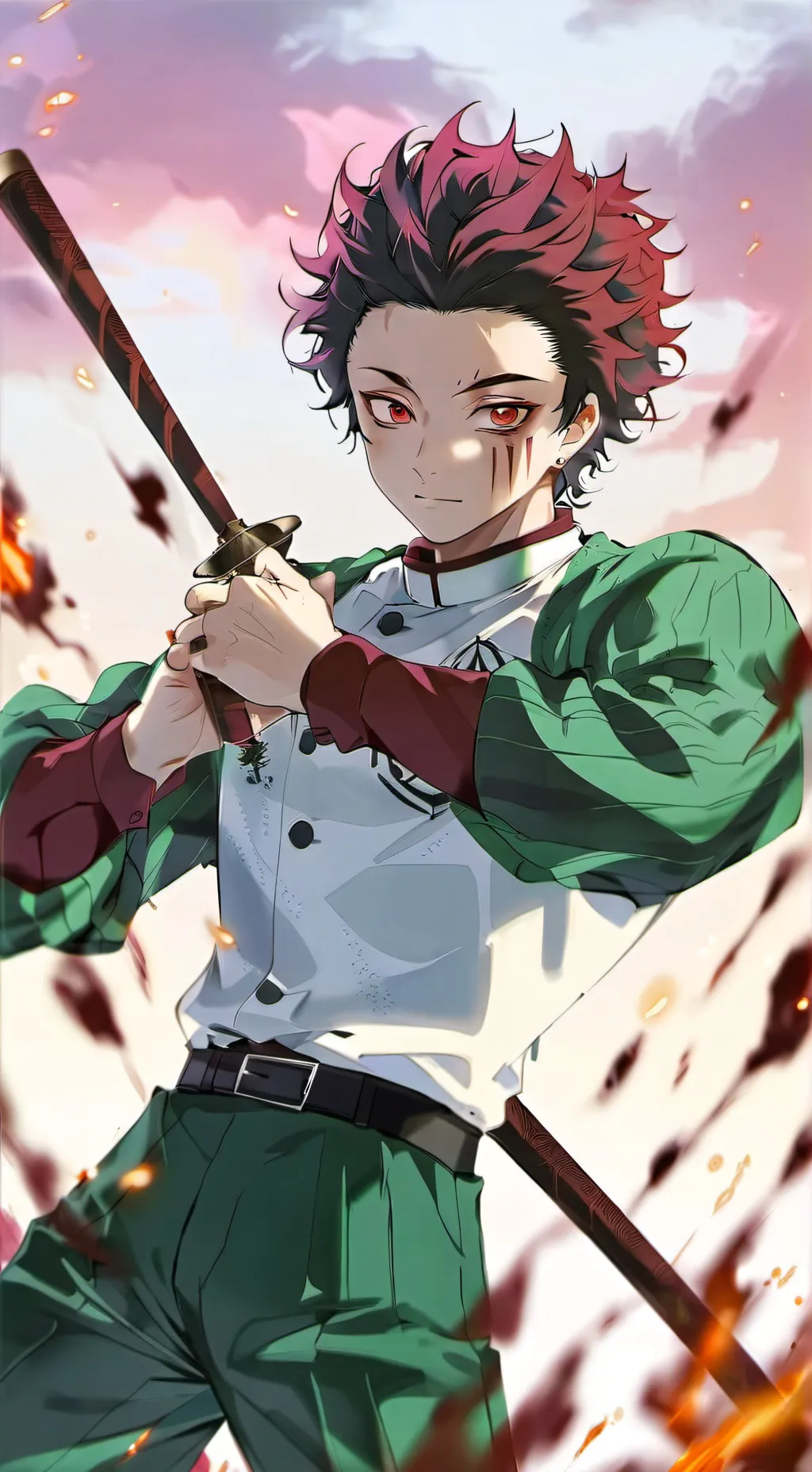ai character: KNY PICK ME background