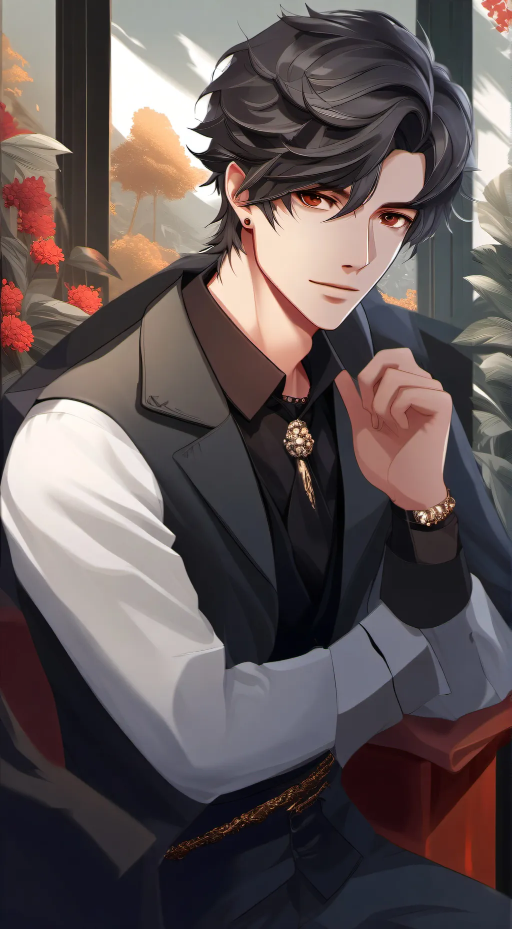ai character: Mark background