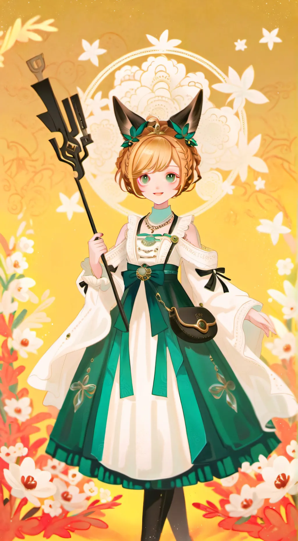 ai character: luna background