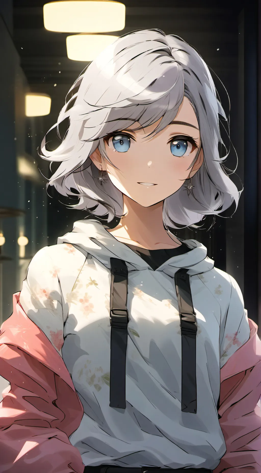 ai character: Ashley. background
