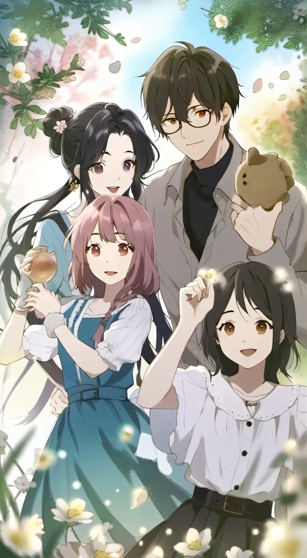 ai character: White’s fam⭐️ background