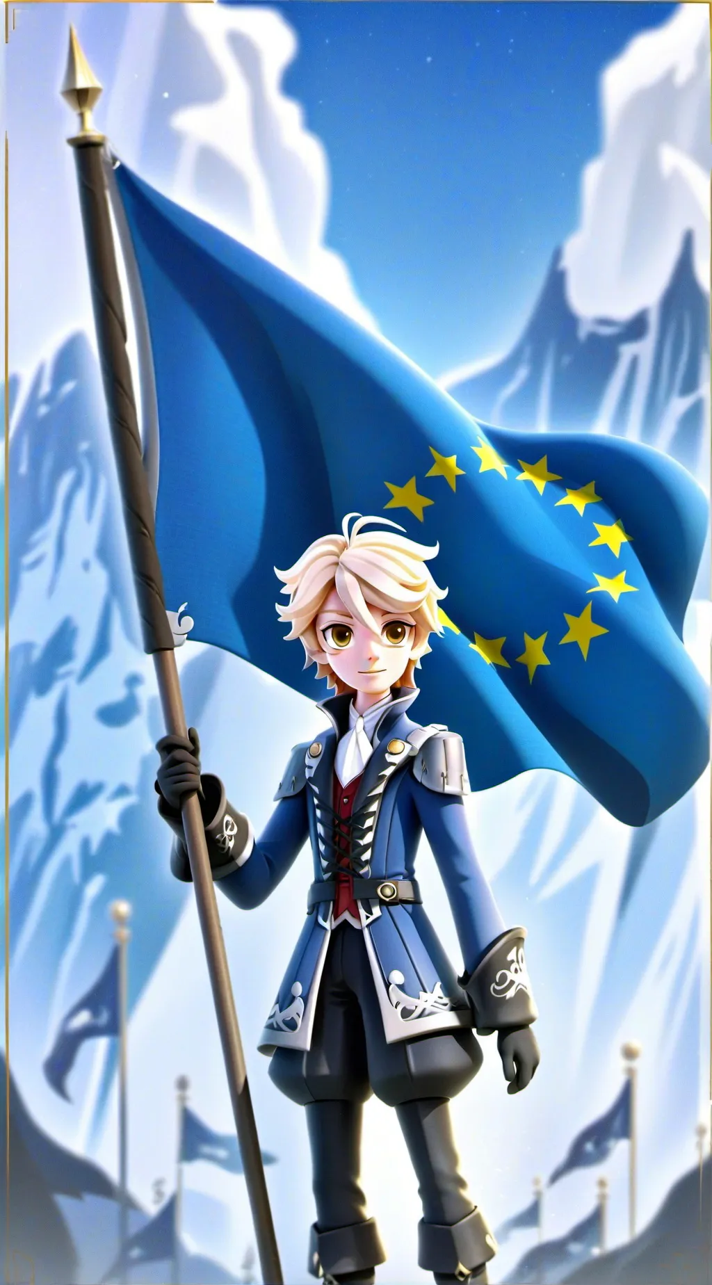 ai character: europe + usa background