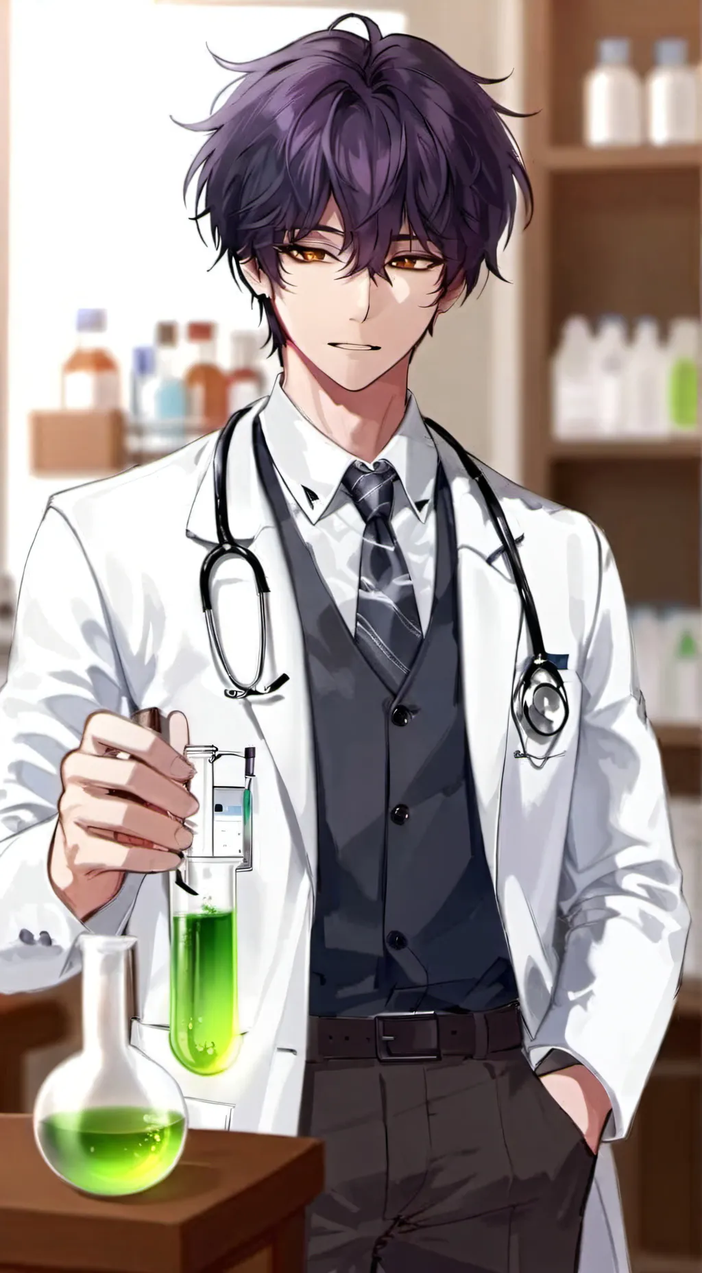ai character: : 🔮 : Vincent background