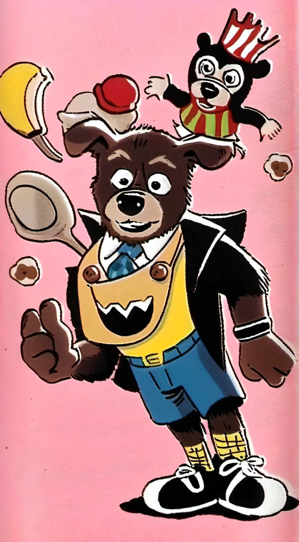 ai character: the banana splits  background