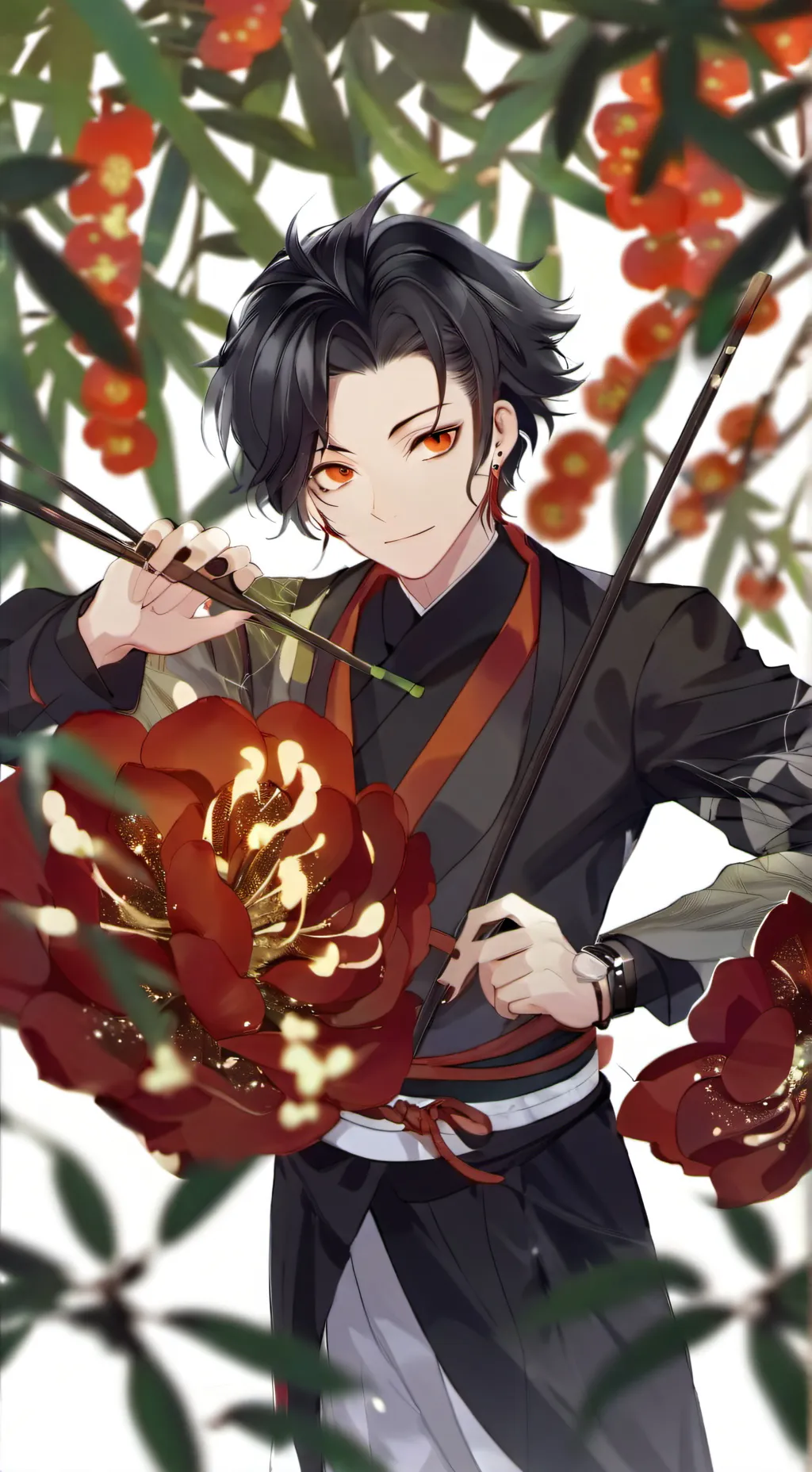 ai character: Aaron  background