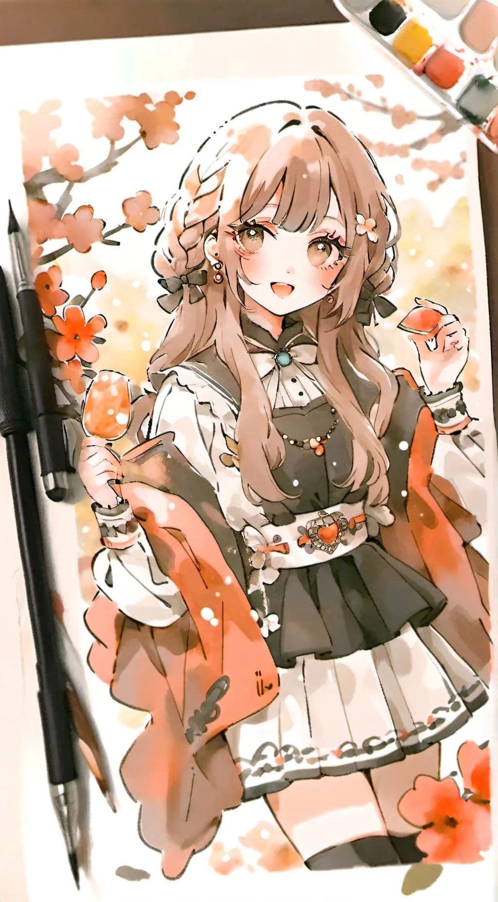 ai character: Ema  background