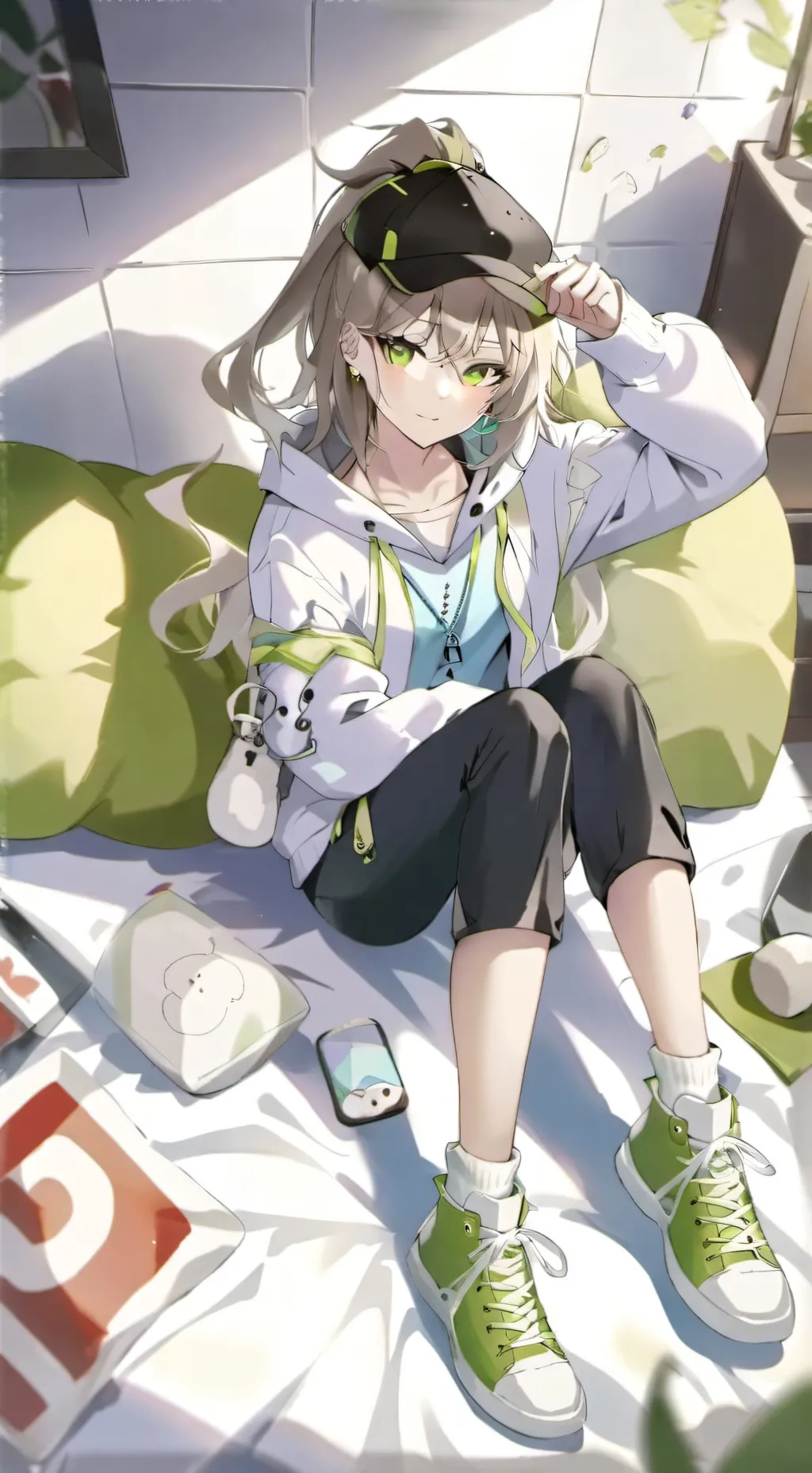 ai character: Lizz  background