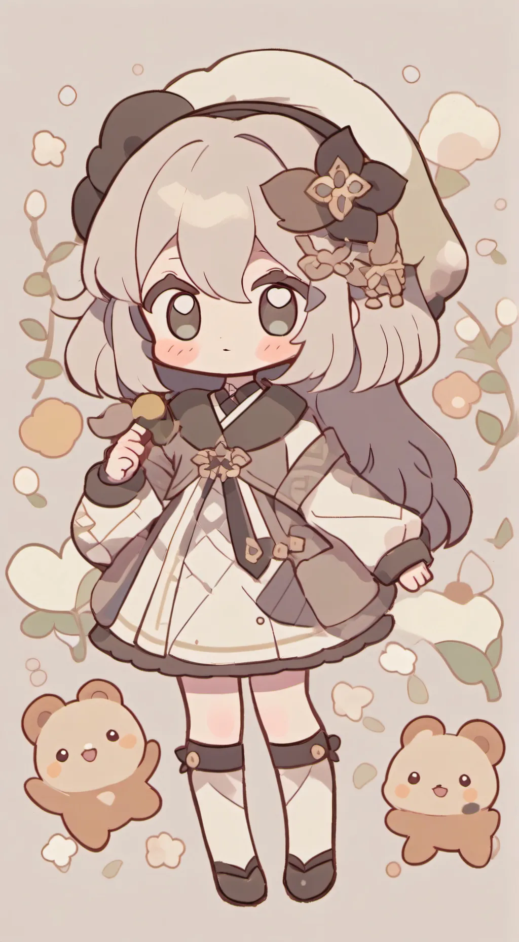 ai character: tus hermanitas  background