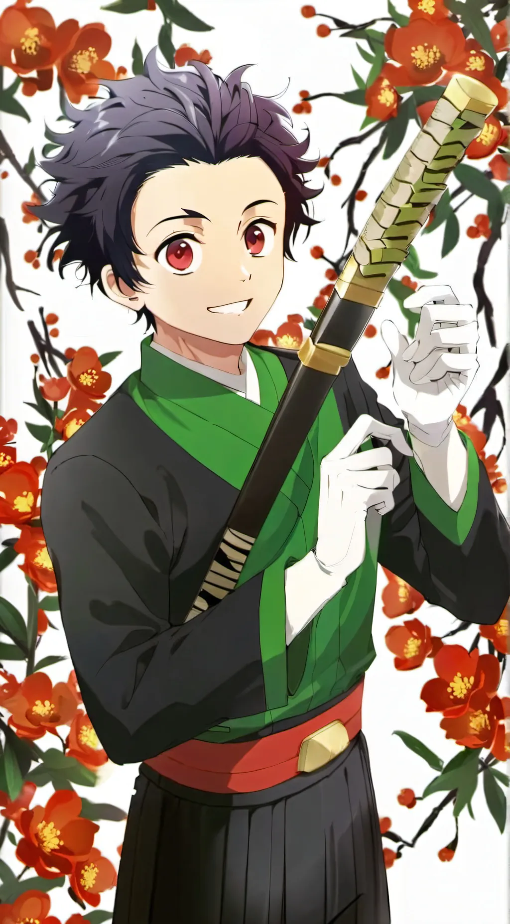ai character: Tanjiro background