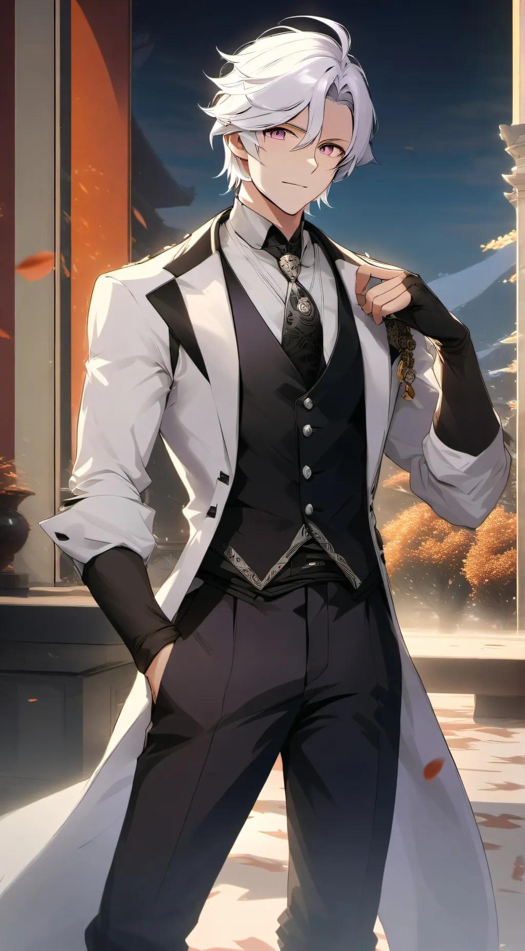 ai character: Fenris Quantum background
