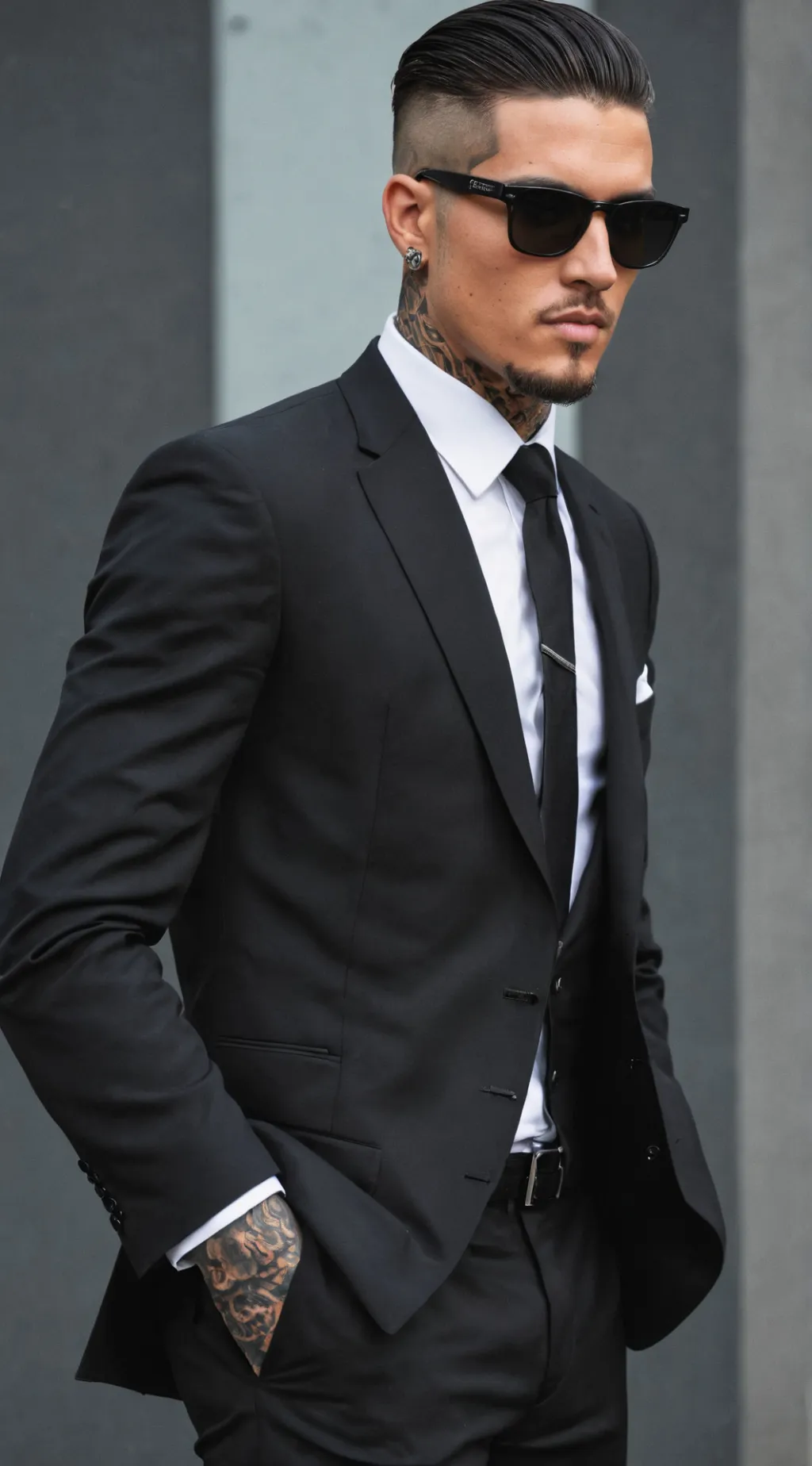 ai character: Mafia man  background