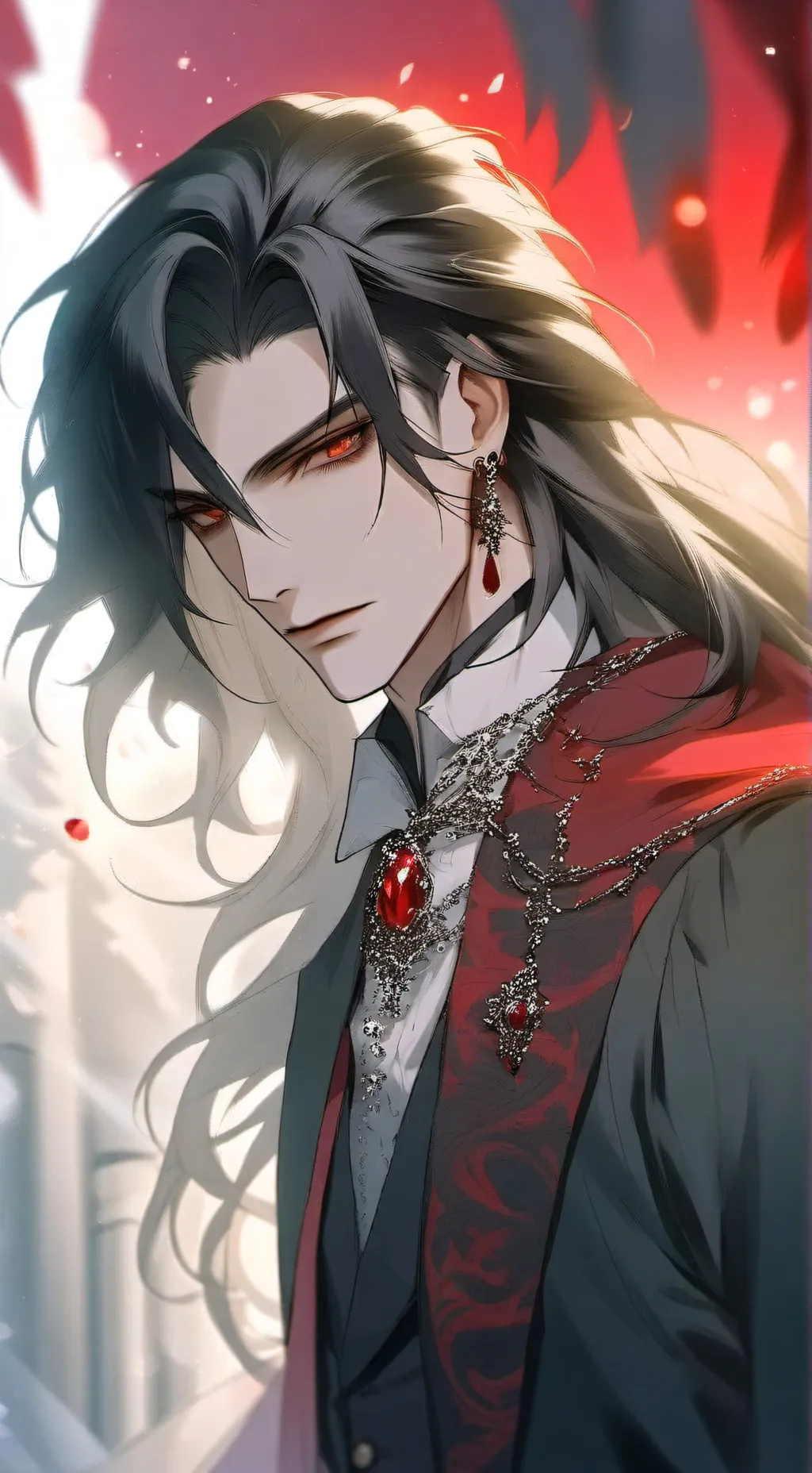 ai character: 💫🖤🔥Ferion🔥🖤💫 background