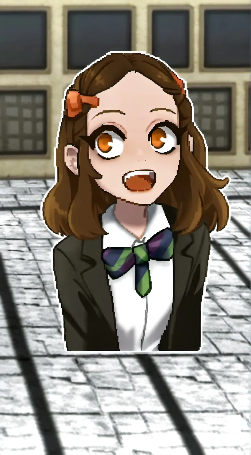 ai character: ochoco uraraka background