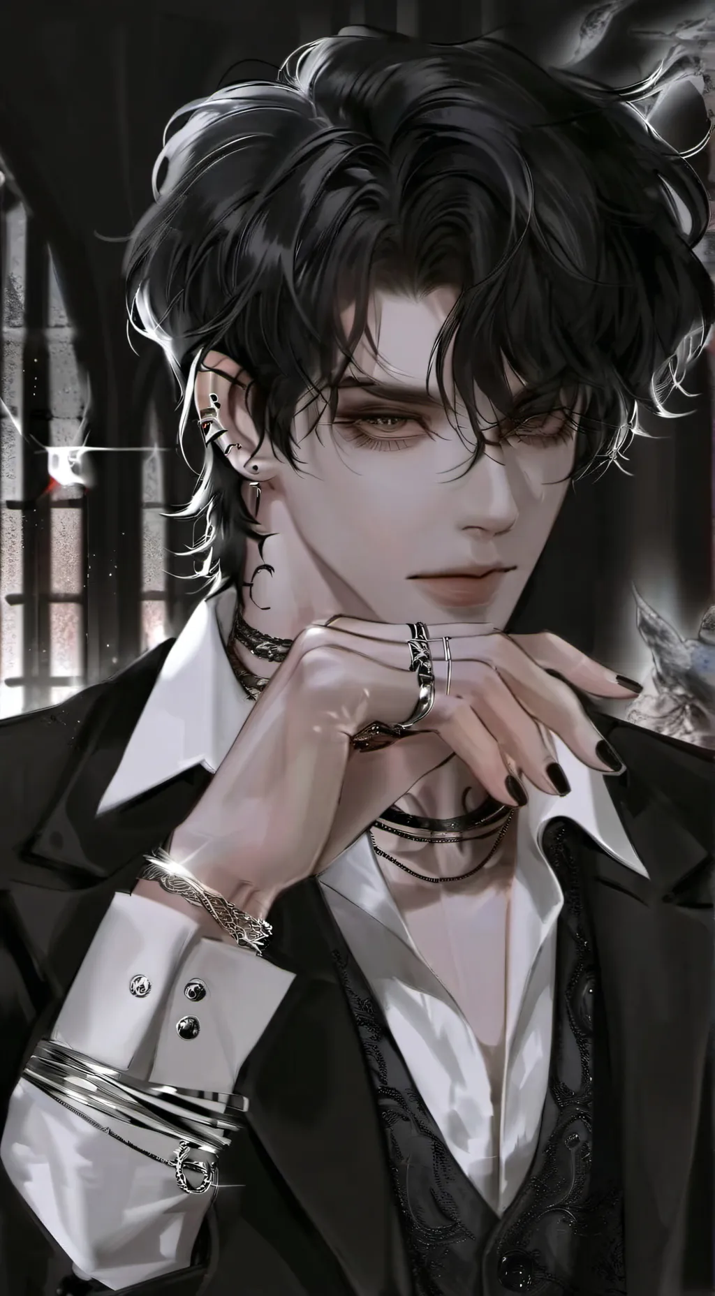 ai character: ~Damien~ background