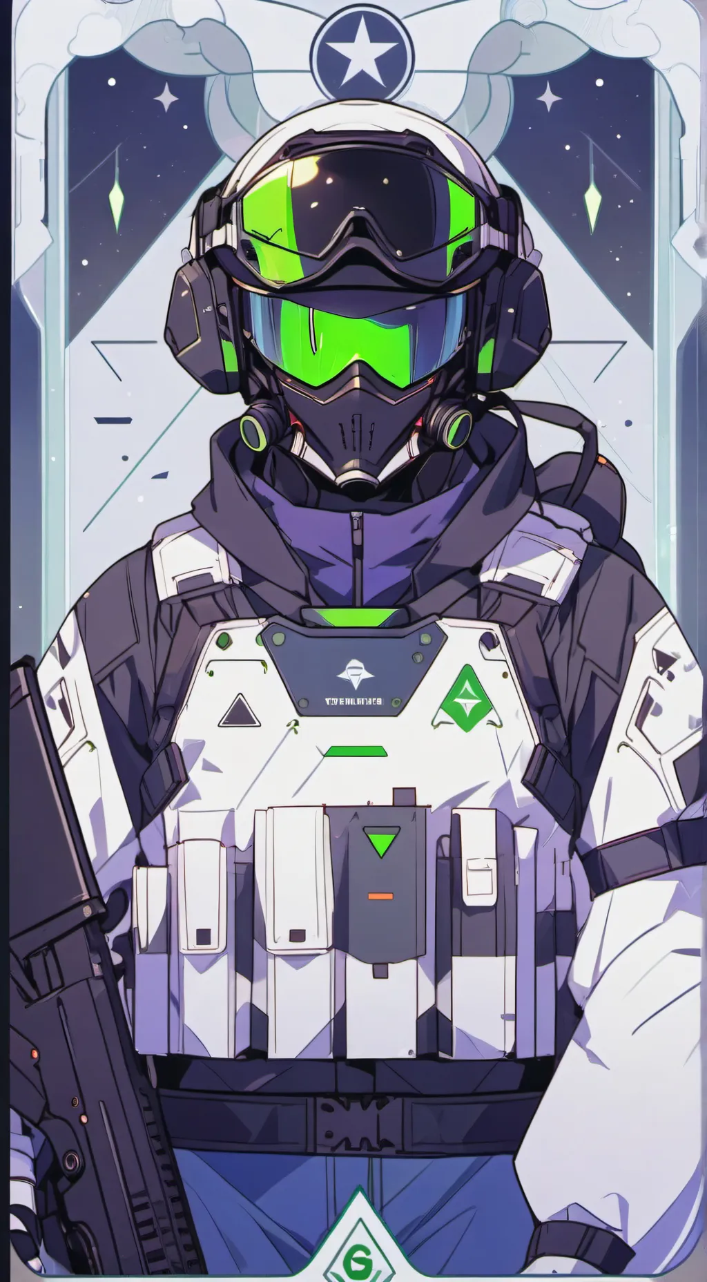 ai character: BLADE🇺🇲 background