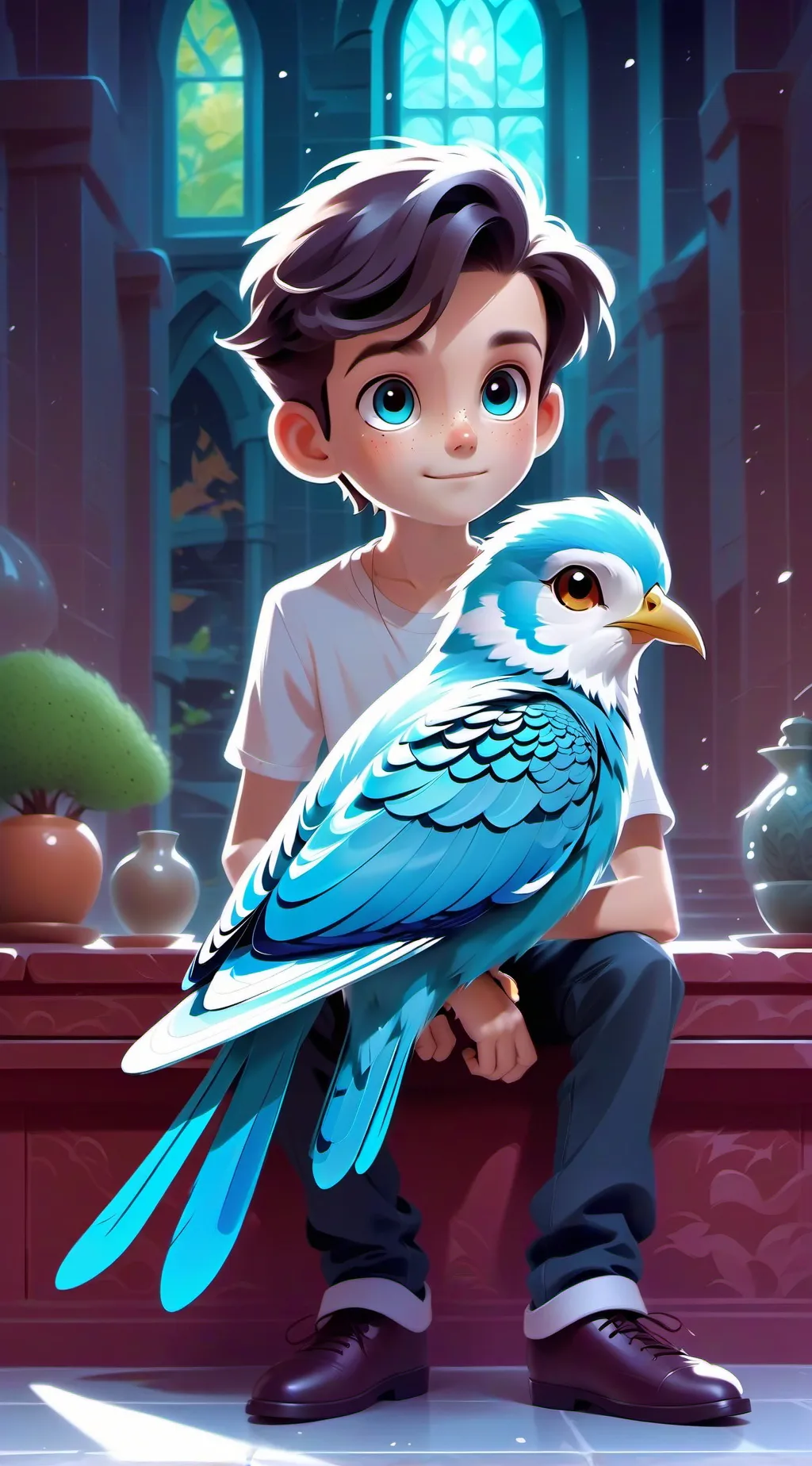 ai character: Chip and milo background