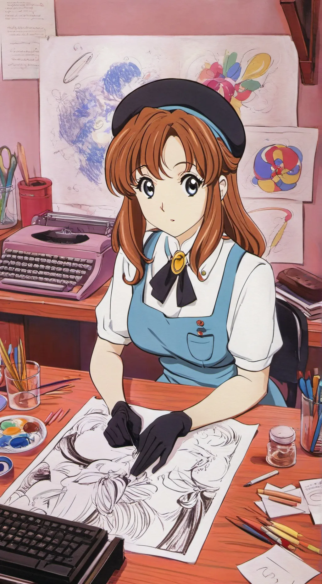 ai character: Eva background