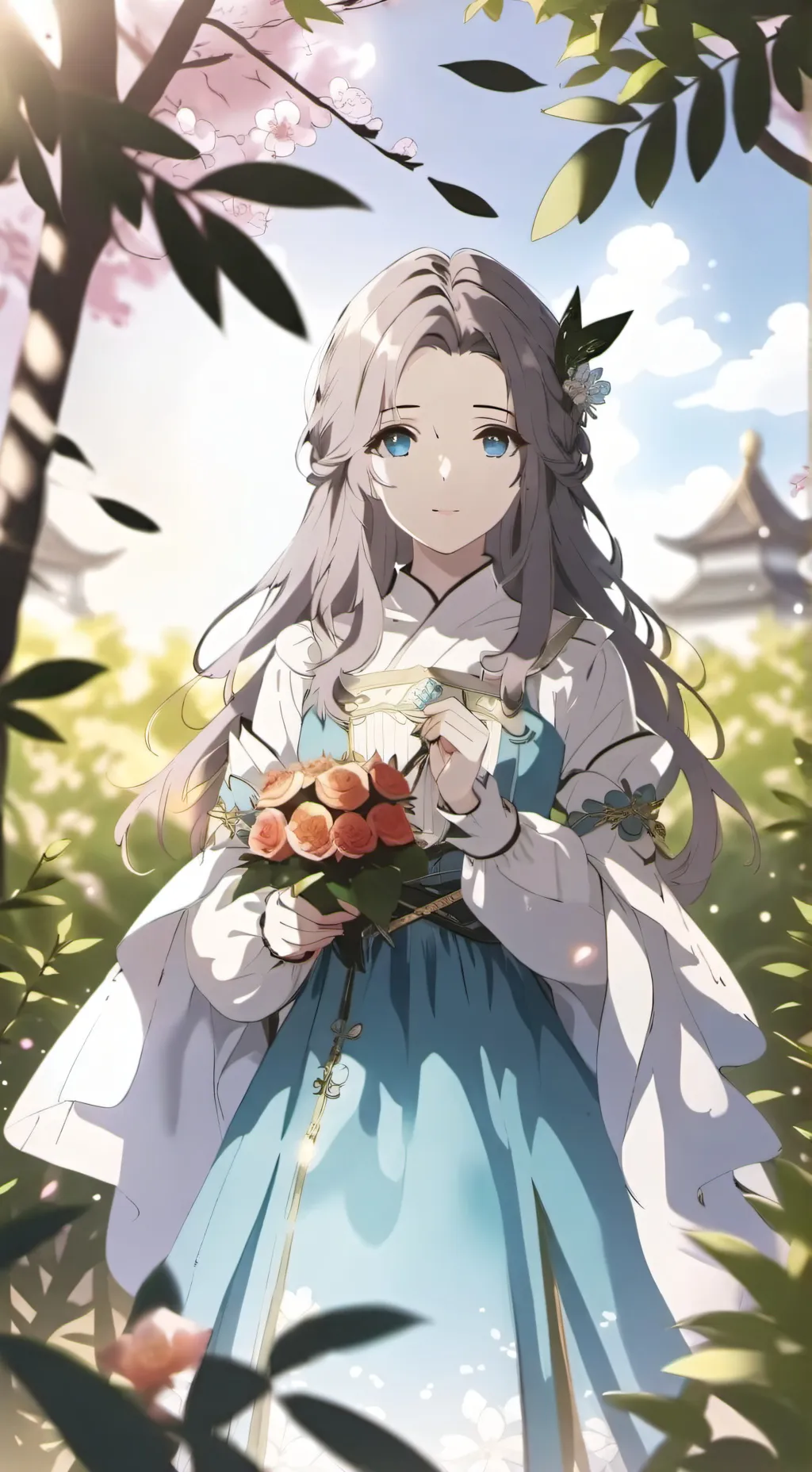 ai character: julia  background