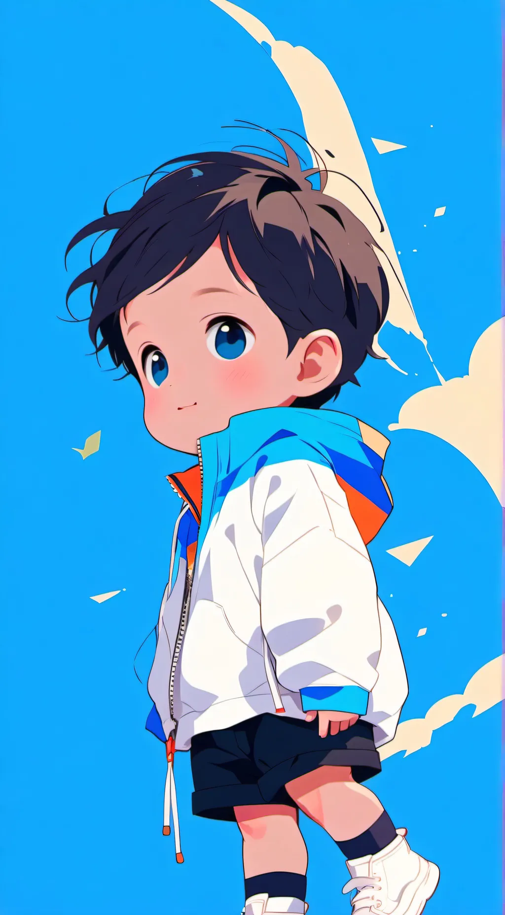 ai character: 2 year old son background