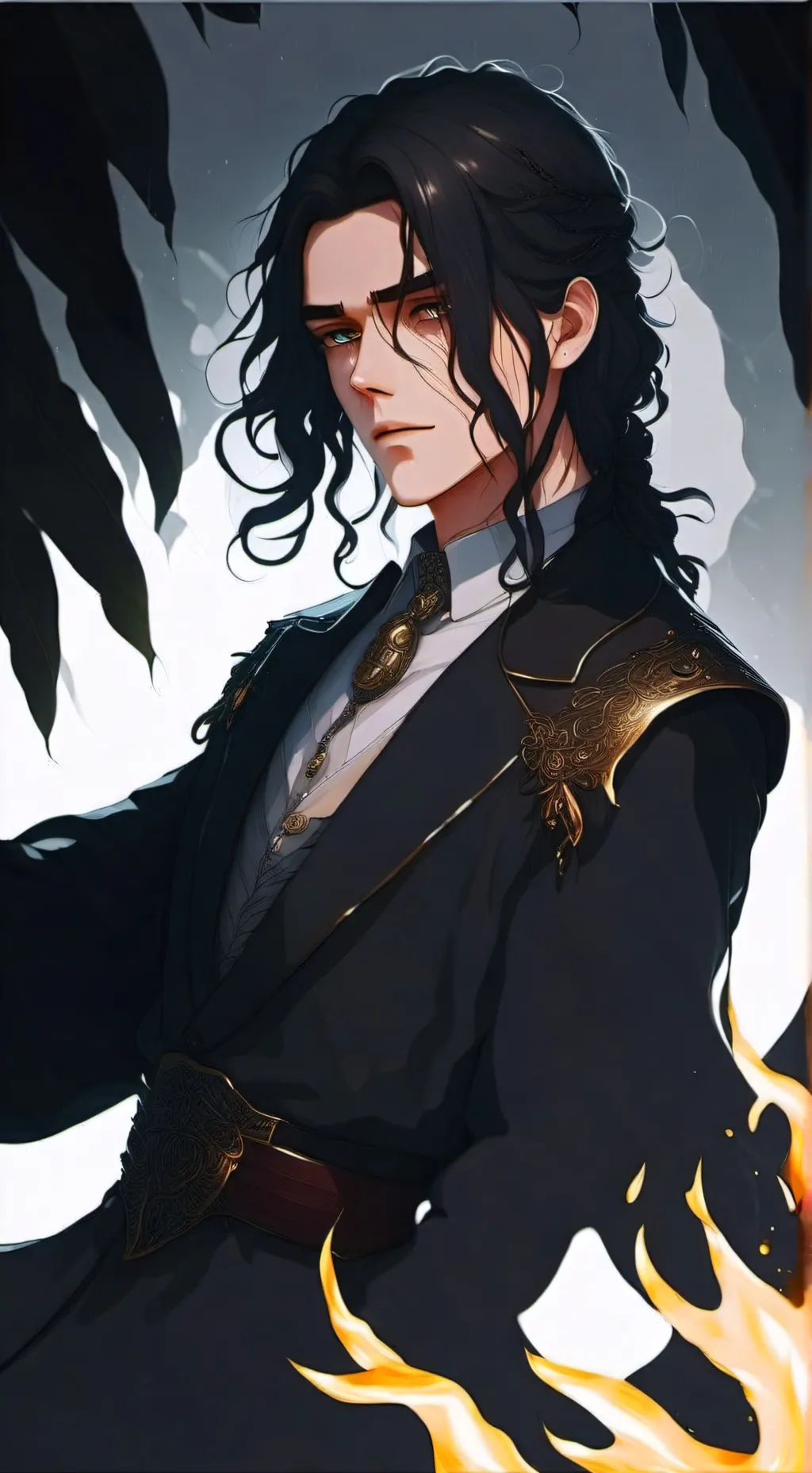 ai character: Lucian Ashen background