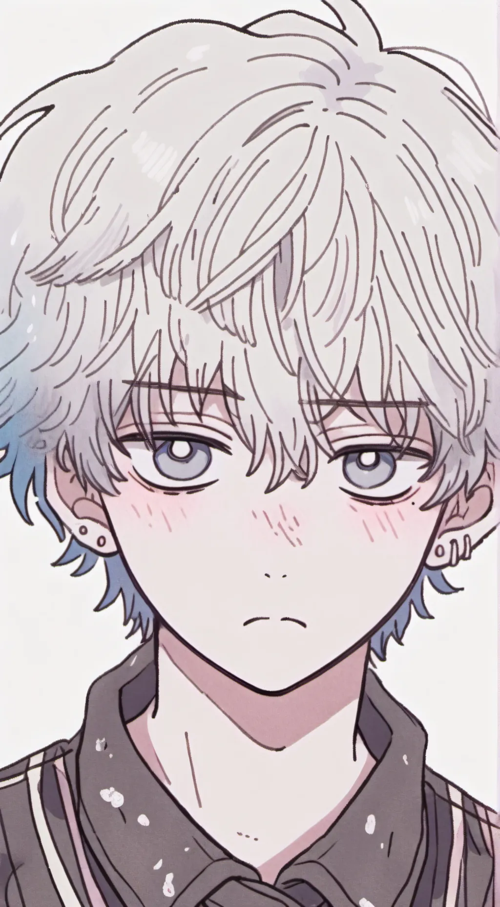 ai character: •~Blue~• background
