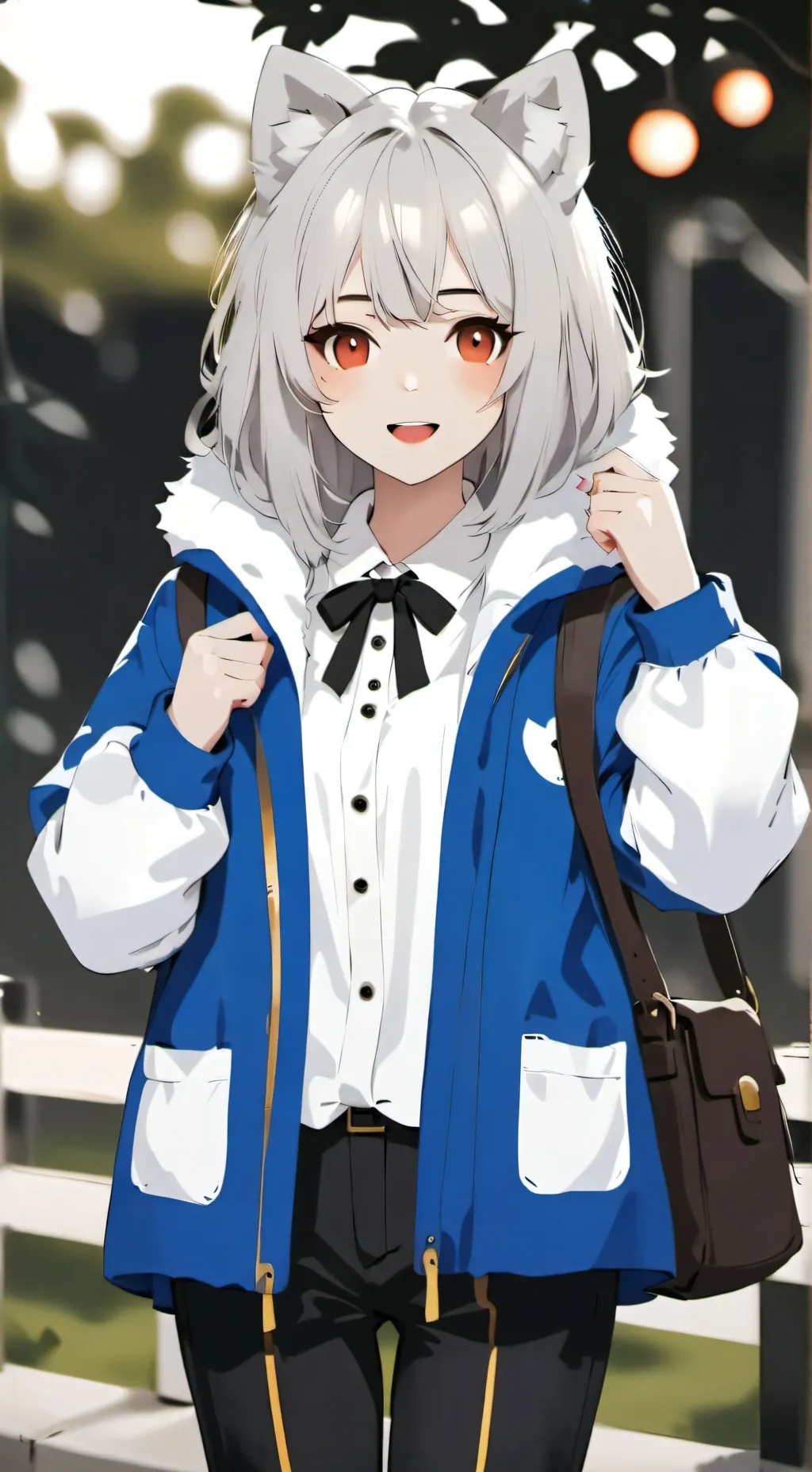 ai character: luna background