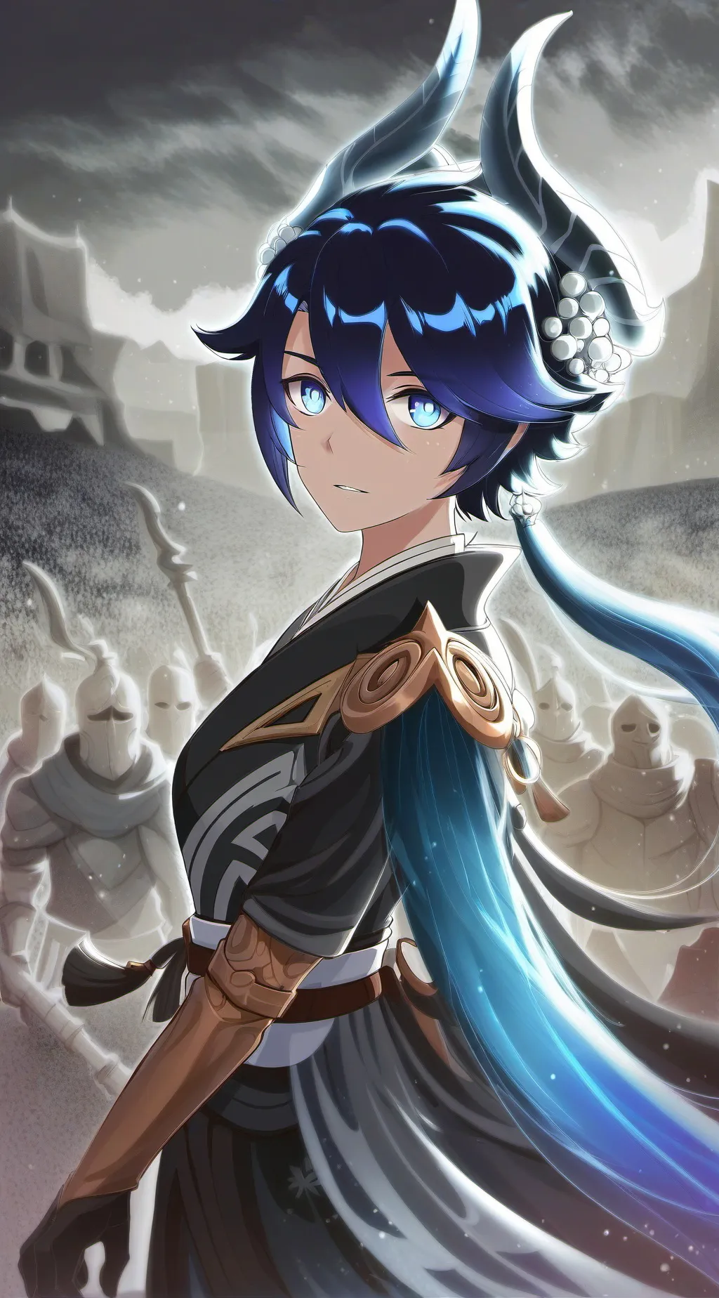 ai character: Ein's angst... background