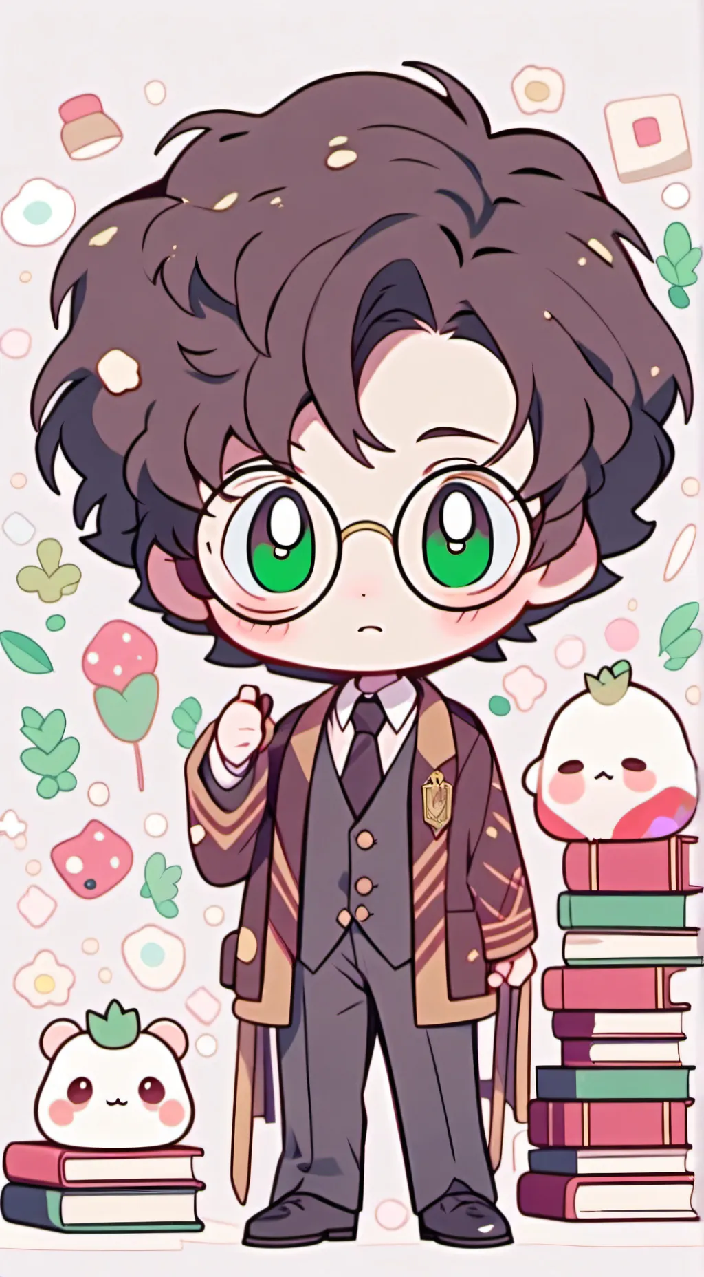 ai character: Harry Potter  background